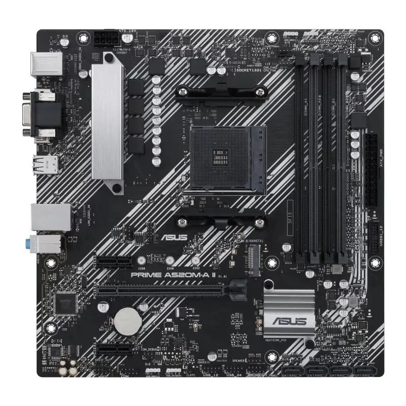 Asus PRIME A520M-A II AM4 micro ATX Motherboard