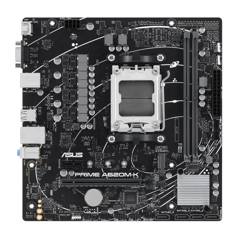 Asus PRIME A620M-K AM5 mATX Motherboard