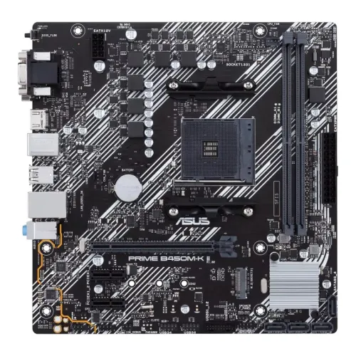 Asus PRIME B450M-K II DDR4 AMD AM4 micro ATX Motherboard