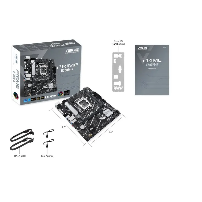Asus PRIME B760M-K mATX Motherboard