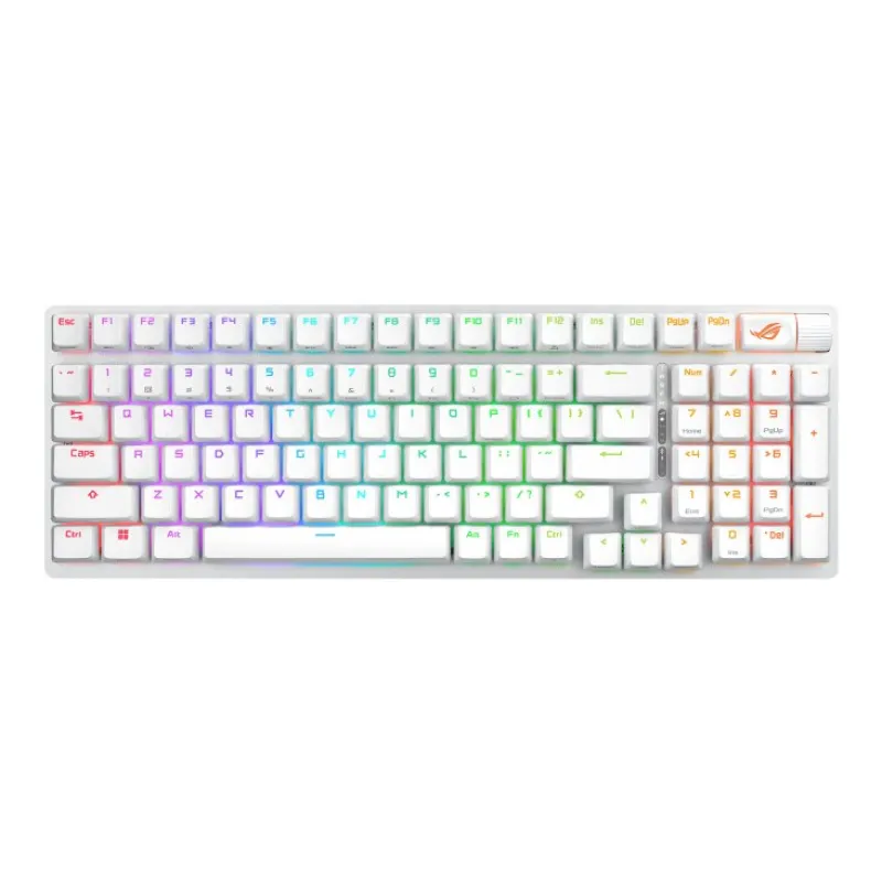 Asus ROG Strix Scope II 96 Wireless X901 Snow White Switch RGB Gaming Mechanical Keyboard