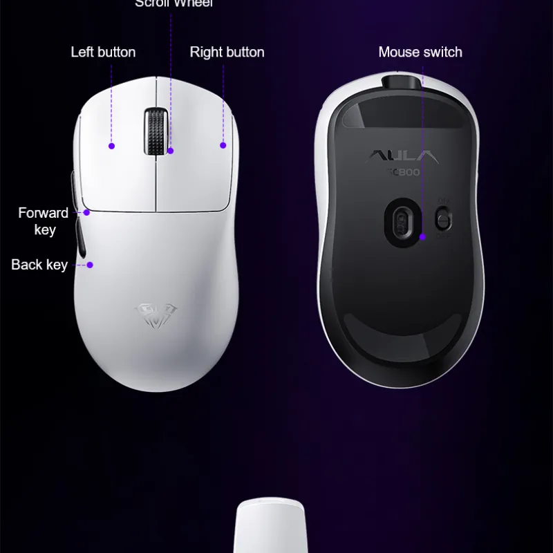 AULA SC800 Tri-Mode 8KHz Gaming Mouse