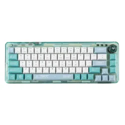 AULA F68 Hot Swappable White Switch Tri-mode Mechanical Gaming Keyboard