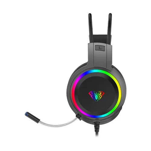 AULA S608 3.5 mm Wired RGB Gaming Headphone