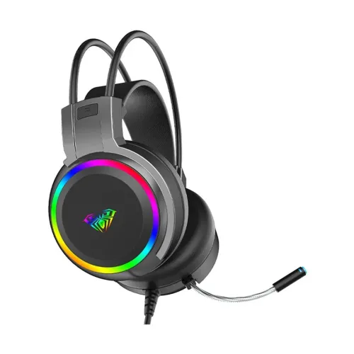 AULA S608 3.5 mm Wired RGB Gaming Headphone