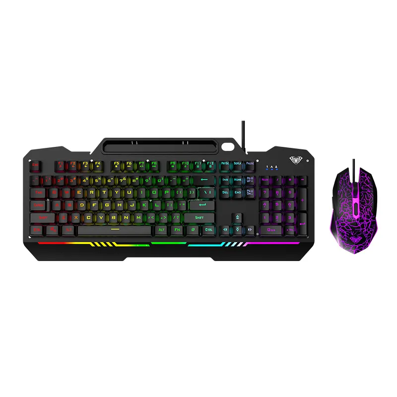 AULA T102 RGB Keyboard & Mouse Gaming Combo