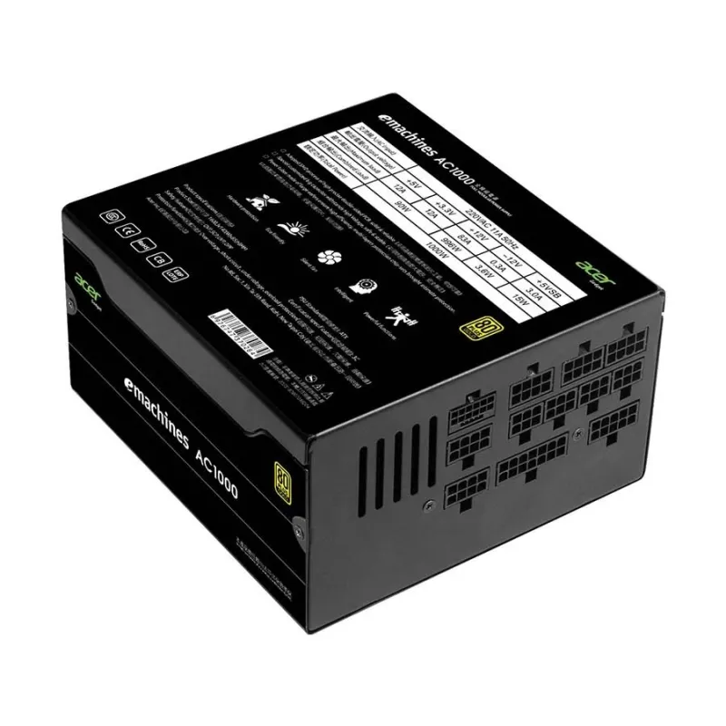 Acer AC1000 1000W 80 Plus GOLD Full Modular Power Supply