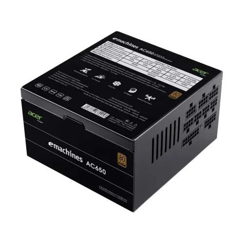 Acer AC650 650W 80 Plus Bronze Full Modular Power Supply
