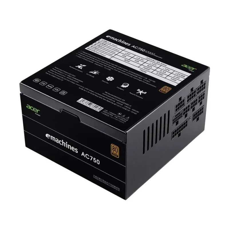 Acer AC-750 750W 80 Plus Bronze Full Modular Power Supply