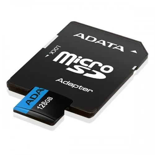 Adata 128GB Micro SD Class-10 (SDXC-UHX-I) Memory Card With Adapter