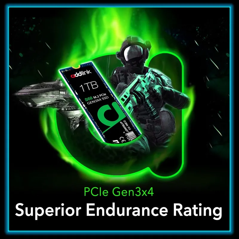 Addlink S68 1TB M.2 2280 PCIe NVMe SSD