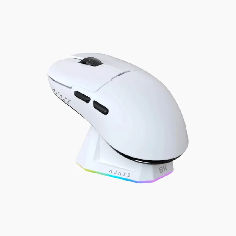 AJAZZ AJ159 Pro 8KHz Tri-Mode Gaming Mouse White