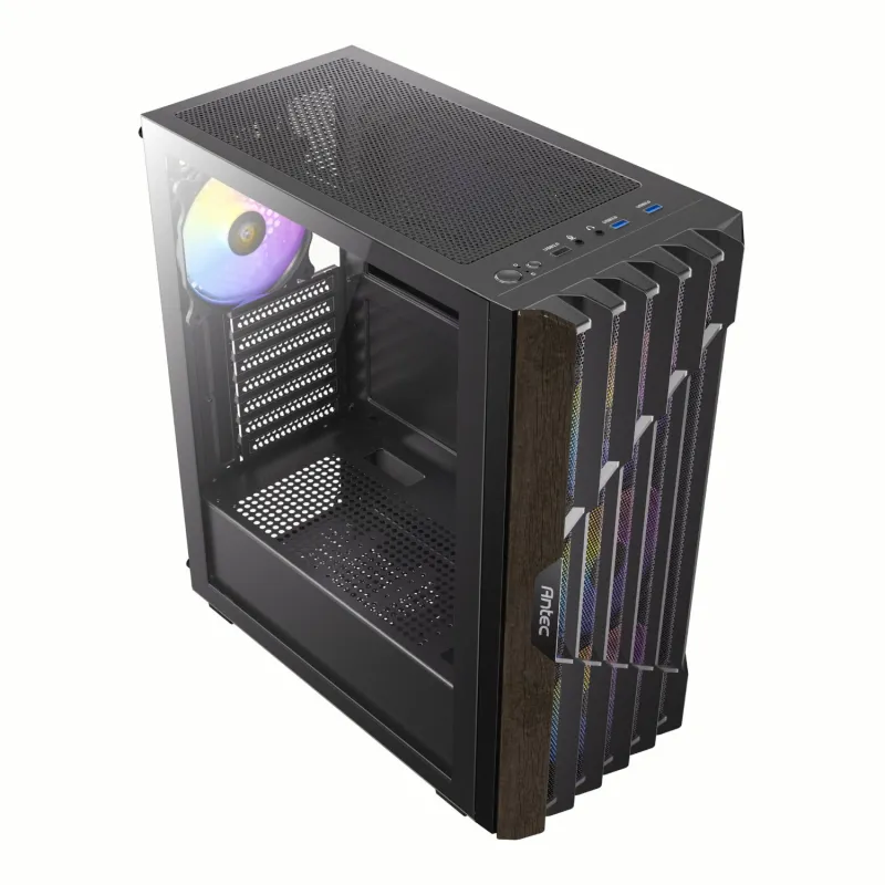 Antec AX63 Wood ARGB ATX Mid Tower Gaming Case