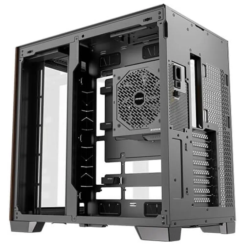 Antec C8 CURVE WOOD Constellation Series Full View E-ATX Full Tower Gaming Casing
