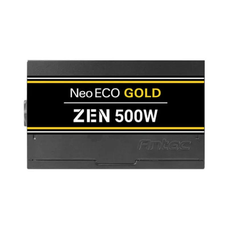 Antec Neo Eco Gold Zen 500W Non Modular Power Supply Antec Neo Eco Gold Zen 500W Non Modular Power Supply