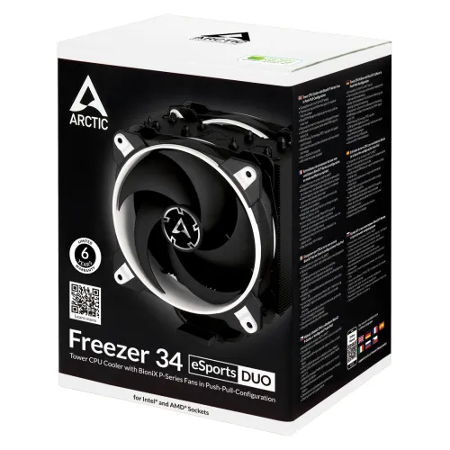 Arctic Freezer 34 eSports DUO Air CPU Cooler White