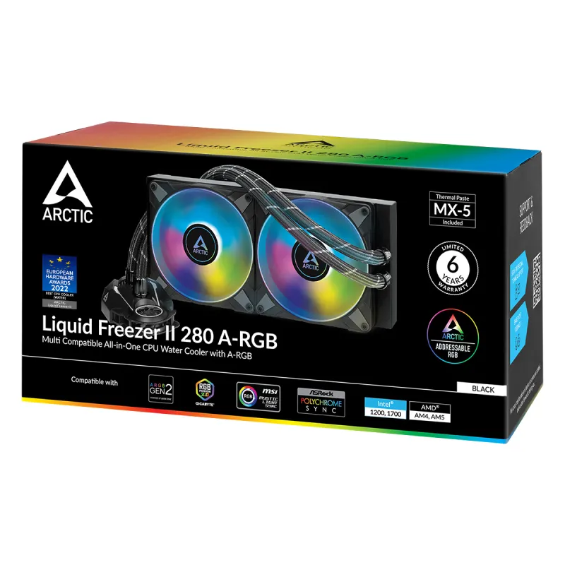 Arctic Liquid Freezer II 280 A-RGB Multi-Compatible CPU Cooler