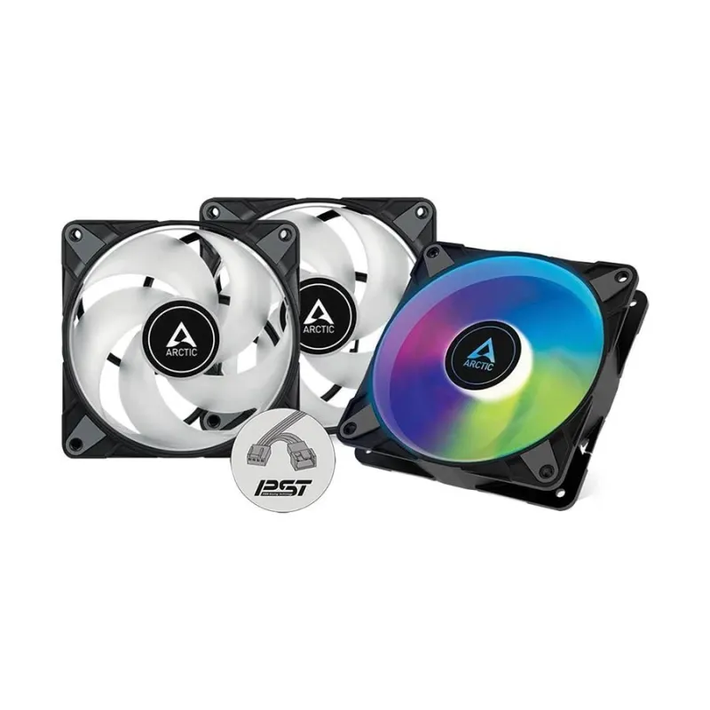 Arctic P12 PWM PST ARGB 120mm 3 in 1 Casing Fan