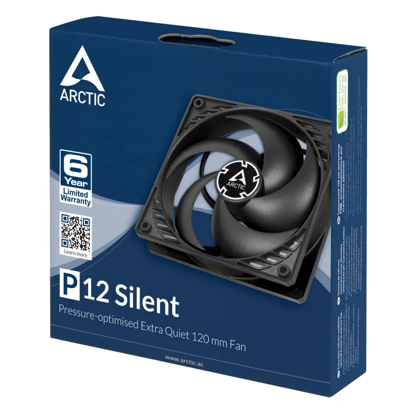 Arctic P12 Silent 120 mm Low Noise Casing Fan