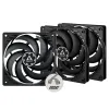 Arctic P12 Slim PWM PST 120 mm 3 Pack Casing Fan