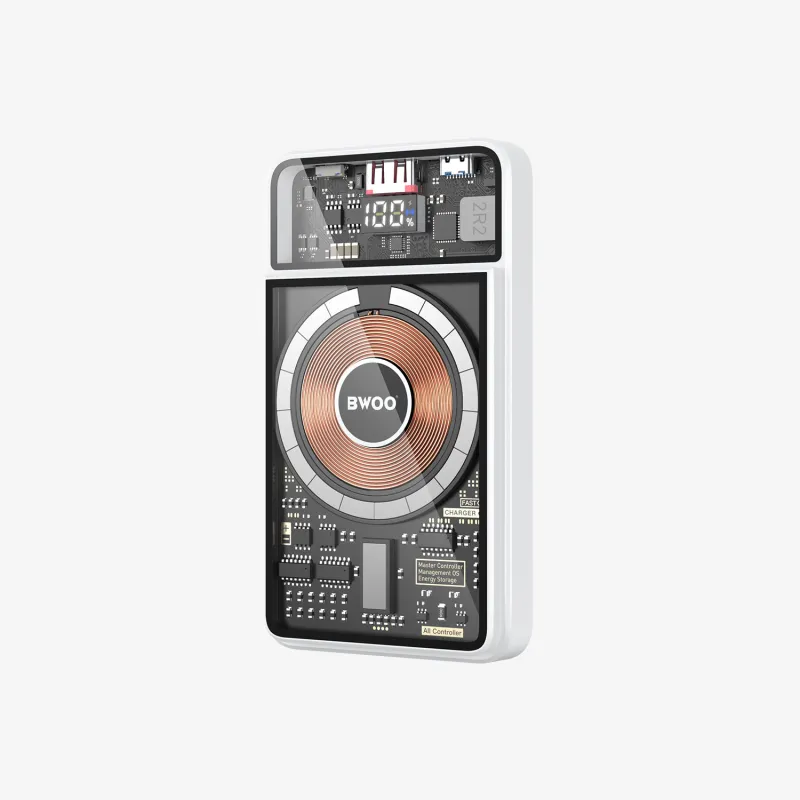 BWOO BO-P49 Magnetic Wireless Fast Charging Power Bank BWOO BO-P49 Magnetic Wireless Fast Charging Power Bank