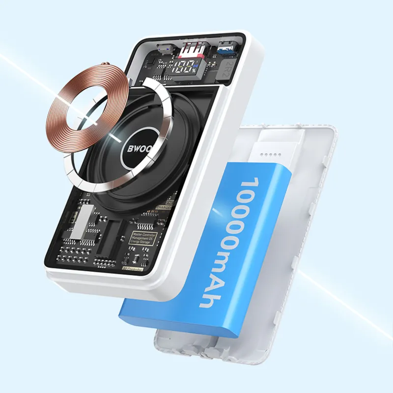 BWOO BO-P49 Magnetic Wireless Fast Charging Power Bank BWOO BO-P49 Magnetic Wireless Fast Charging Power Bank