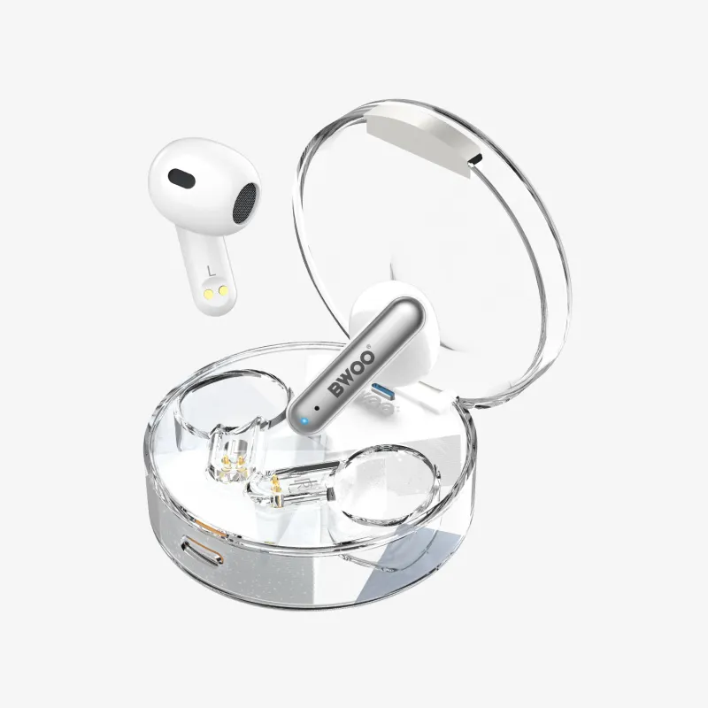 BWOO BO-BW95 Half-in-ear Wireless Earbuds BWOO BO-BW95 Half-in-ear Wireless Earbuds