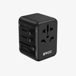 BWOO BO-UC08 PD 20W 3 in 1 GaN Travel Adapter