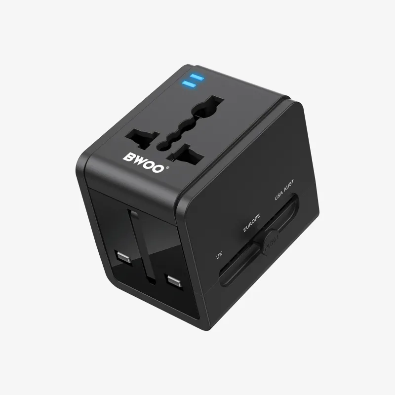 BWOO BO-UC06 15W 2 in 1 with GaN Travel Adapter