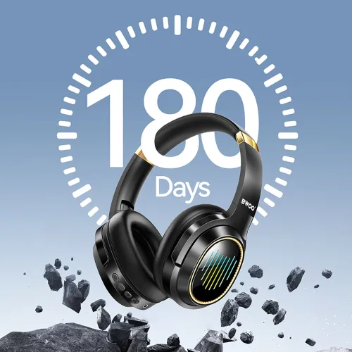 BWOO BO-BW586 Over Ear Wireless Noise Cancelling Gaming Headset 