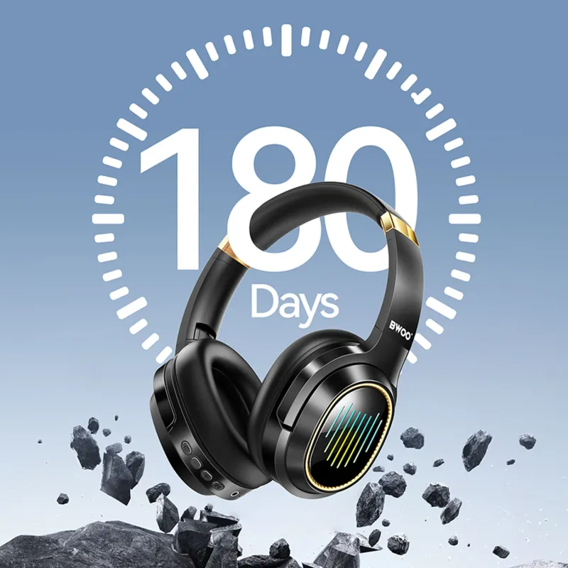 BWOO BO-BW586 Over Ear Wireless Noise Cancelling Gaming Headset 