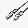 BWOO BO-X307 USB-C 4-in-1 Multi Charging Cable 