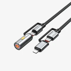 BWOO BO-X307 USB-C 4-in-1 Multi Charging Cable 