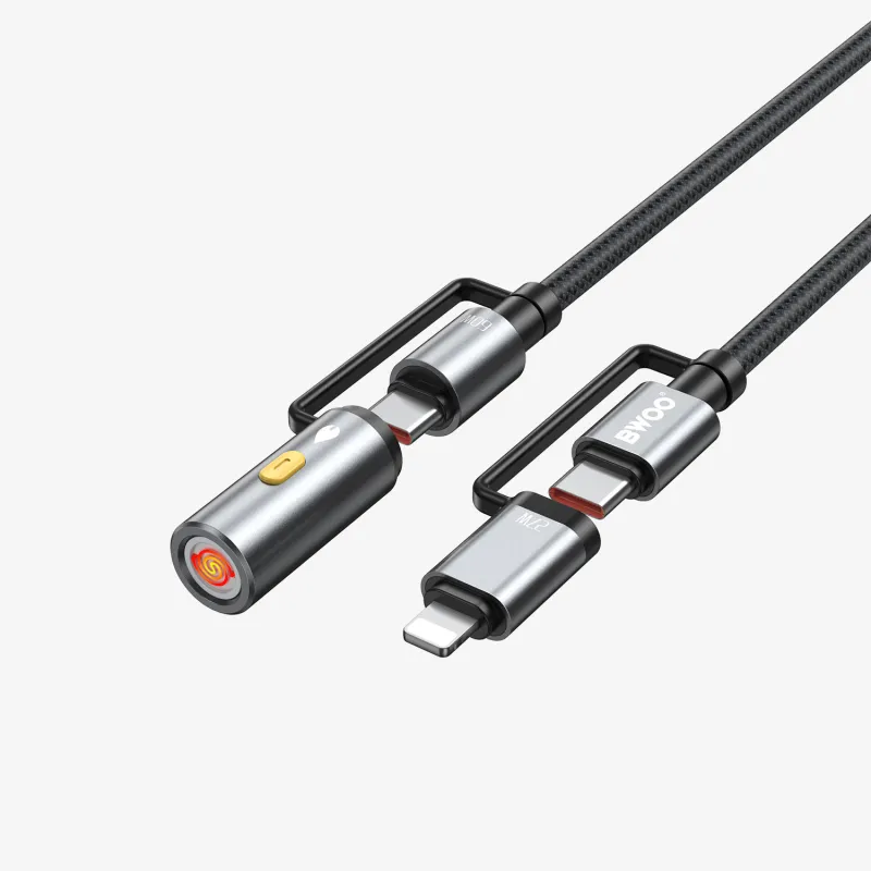 BWOO BO-X307 USB-C 4-in-1 Multi Charging Cable 