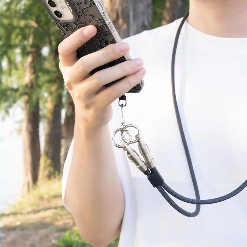BWOO BO-X310 Phone Lanyard Built-in USB-C to USB-C Charging Cable