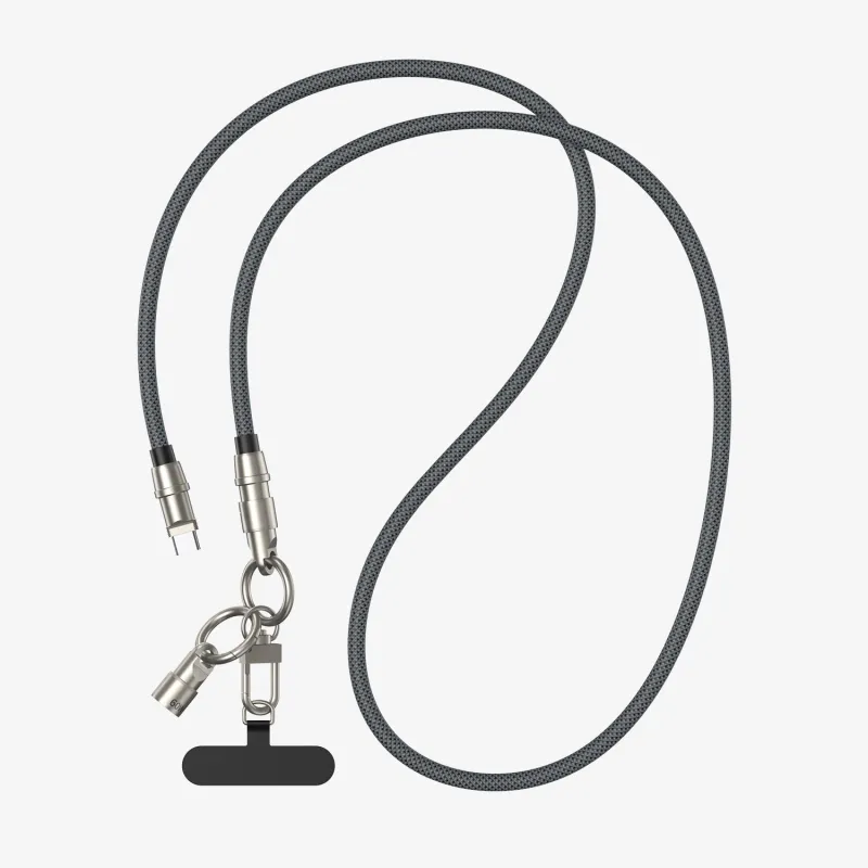 BWOO BO-X310 Phone Lanyard Built-in USB-C to USB-C Charging Cable