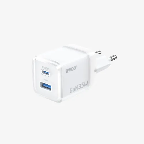 BWOO BO-CDA222 35W USB-C Dual ports GaN Charger