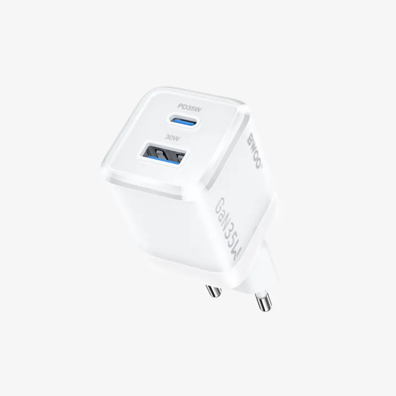 BWOO BO-CDA222 35W USB-C Dual ports GaN Charger
