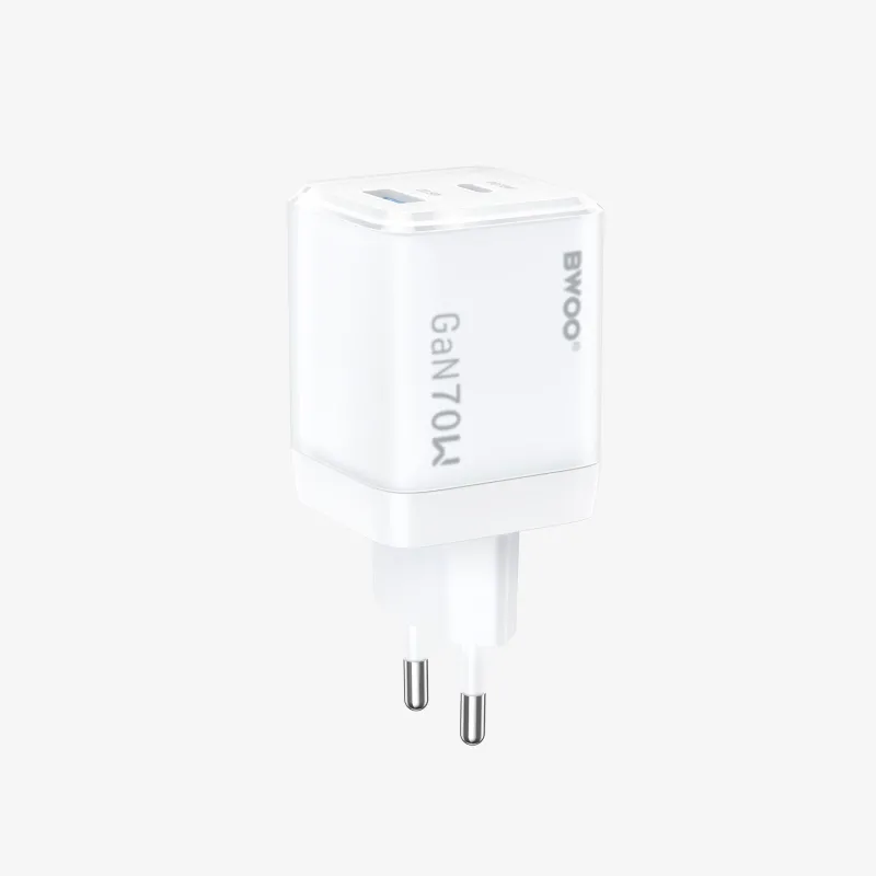 BWOO BO-CDA224 70W USB-C Dual ports GaN Charger