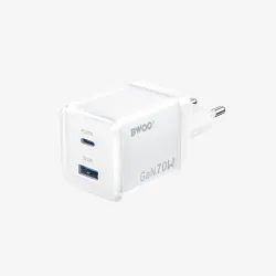 BWOO BO-CDA224 70W USB-C Dual ports GaN Charger