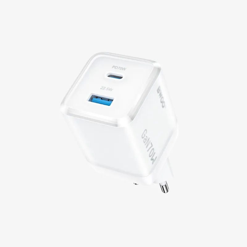 BWOO BO-CDA224 70W USB-C Dual ports GaN Charger
