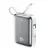 BWOO BO-P77 10000mAh PD45W Power Bank With Built-in USB-C & Lightning Cables