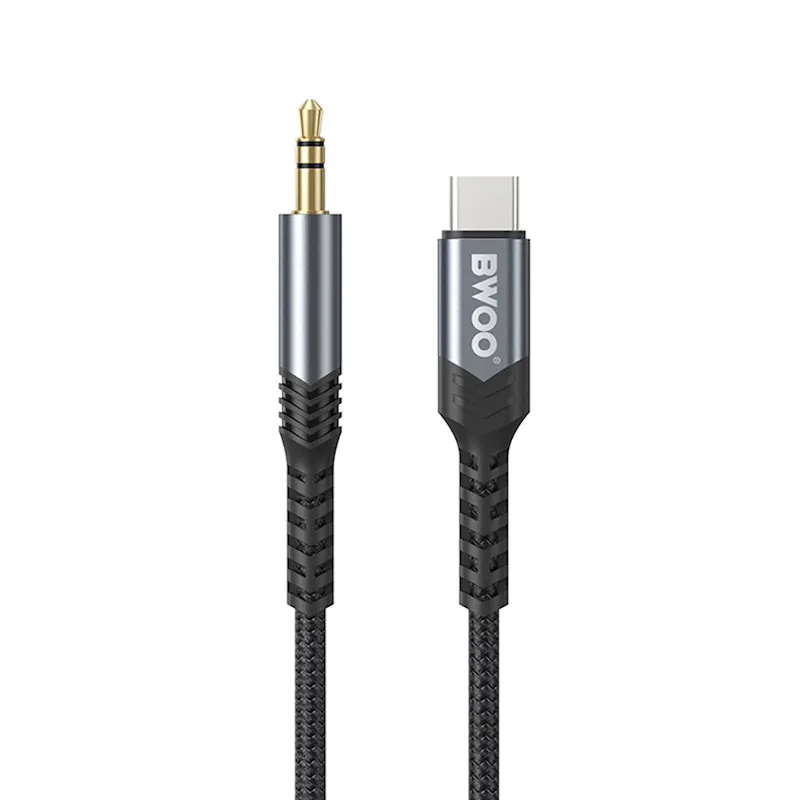 BWOO BO-AUX066 Type-C Male To 3.5mm Male Cable