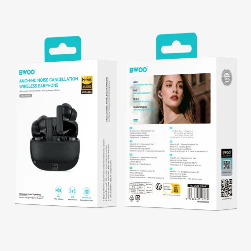 BWOO BO-BW40 ANC + ENC In-Ear Wireless Earbuds