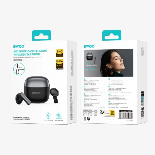 BWOO BO-BW41 ENC BT 6.0 Wireless Earbuds