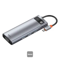 Baseus Metal Gleam Series 9-in-1 Multifunctional Type-C HUB