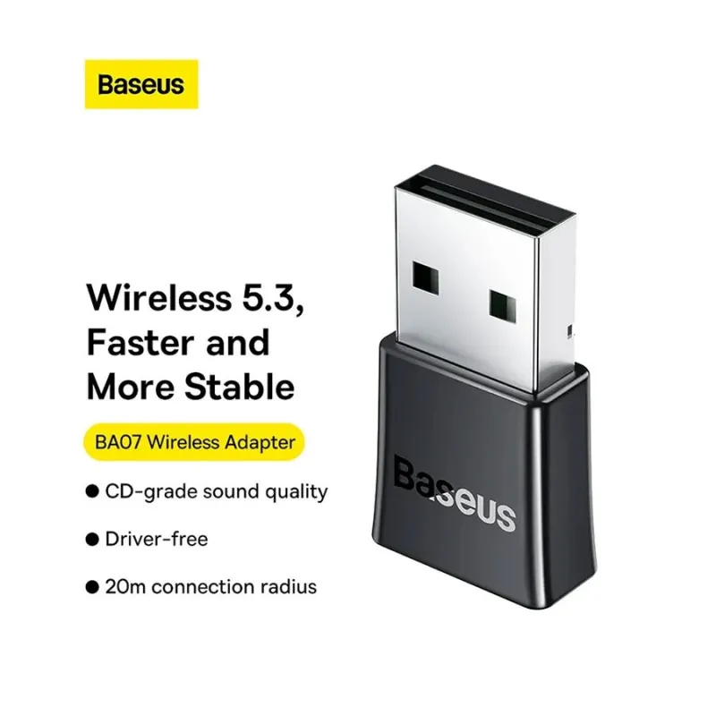 Baseus BA07 5.3 Bluetooth Receiver Adapter