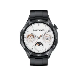 Blisbond Edge AMOLED Display Bluetooth Calling Smart Watch Black