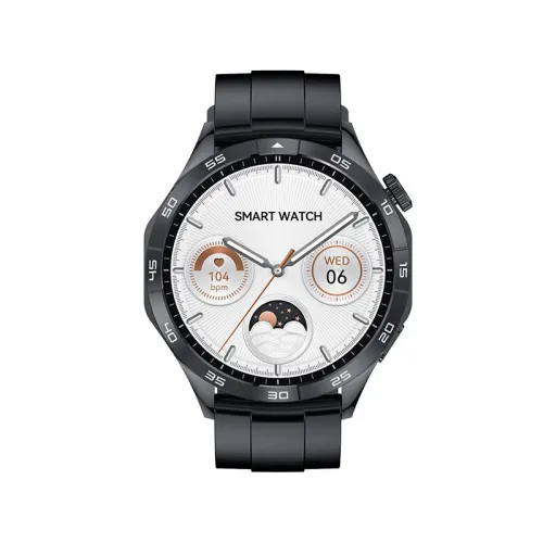 Blisbond Edge AMOLED Display Bluetooth Calling Smart Watch Black