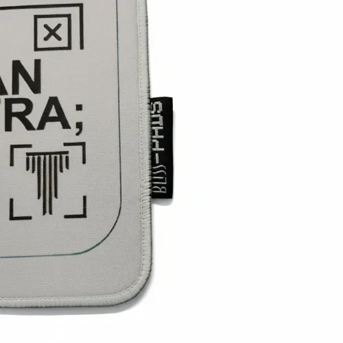 Blisspads BP04 Print Stream White Gaming Mouse Pad